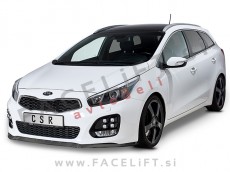 Kia Ceed GT-Line 12-18 podaljšek sprednjega odbijača karbon (sijaj)