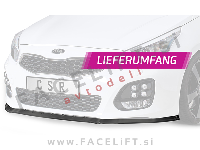 Kia Ceed GT-Line 12-18 podaljšek sprednjega odbijača karbon (mat)