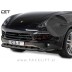 Porsche Cayenne 92A 10-14 podaljšek sprednjega odbijača črni (mat)