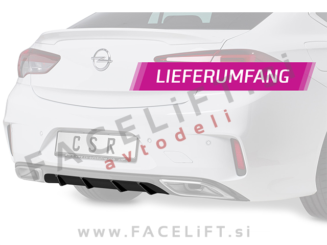 Opel Insignia B GSI 17- difuzor črni (mat)