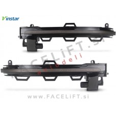 BMW X5 F15 13-18 LED smerniki bočnih ogledal zatemnjeni (smoke)