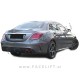 Mercedes C Limuzina W205 AMG Line 14-18 difuzor črni (mat)