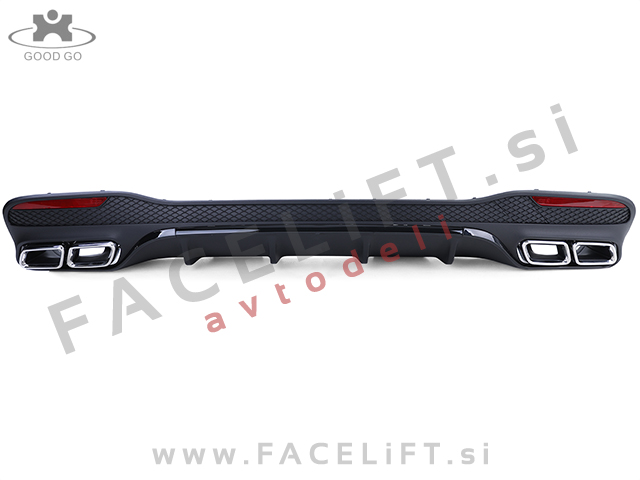 Mercedes GLE W166 AMG Line 15-18 difuzor z nastavki za izpuh