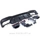 Mercedes GLE W166 AMG Line 15-18 difuzor z nastavki za izpuh