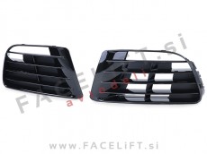 VW Golf 6 R20 08-12 mreže sprednjega črne (sijaj)