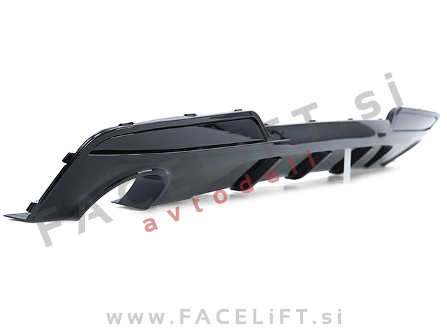 BMW 5 F10 F11 M 10-17 difuzor M-Performance črni (sijaj)