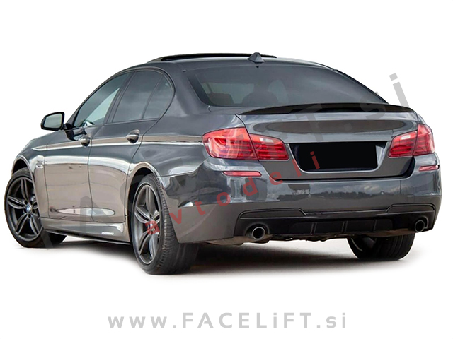 BMW 5 F10 F11 M 10-17 difuzor M-Performance črni (sijaj)