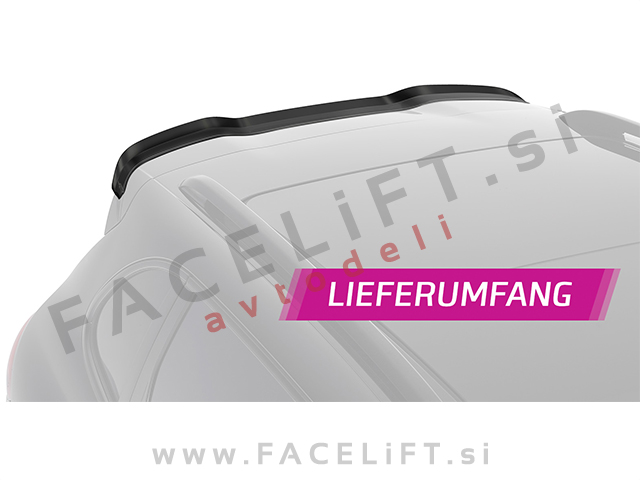 Porsche Cayenne 92A 10-17 strešni spojler črni (mat)