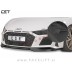Audi R8 4S 8W 19- podaljšek sprednjega odbijača črni (mat)