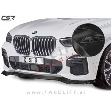 BMW X5 G05 M 18- podaljšek sprednjega odbijača črni (sijaj)