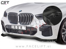 BMW X5 G05 M 18- podaljšek sprednjega odbijača črni (sijaj)