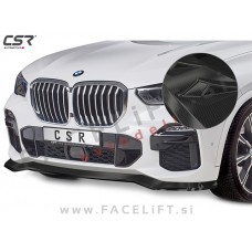 BMW X5 G05 M 18- podaljšek sprednjega odbijača karbon (sijaj)