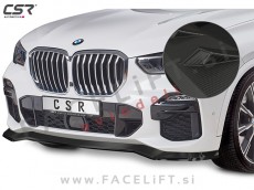 BMW X5 G05 M 18- podaljšek sprednjega odbijača karbon (mat)