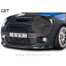Mini Cooper S R56 06-10 podaljšek sprednjega odbijača črni (mat)