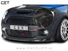 Mini Cooper S R56 06-10 podaljšek sprednjega odbijača črni (sijaj)