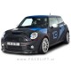 Mini Cooper S R56 06-10 podaljšek sprednjega odbijača črni (sijaj)