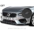 Volvo S90 16-20 podaljšek sprednjega odbijača črni (mat)