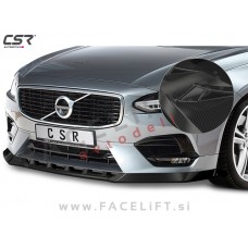 Volvo S90 16-20 podaljšek sprednjega odbijača karbon (sijaj)