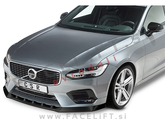 Volvo S90 16-20 podaljšek sprednjega odbijača karbon (sijaj)