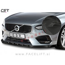 Volvo S90 16-20 podaljšek sprednjega odbijača karbon (mat)
