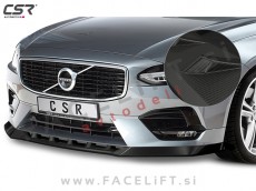 Volvo S90 16-20 podaljšek sprednjega odbijača karbon (mat)
