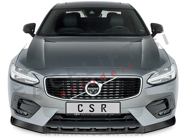 Volvo S90 16-20 podaljšek sprednjega odbijača karbon (mat)