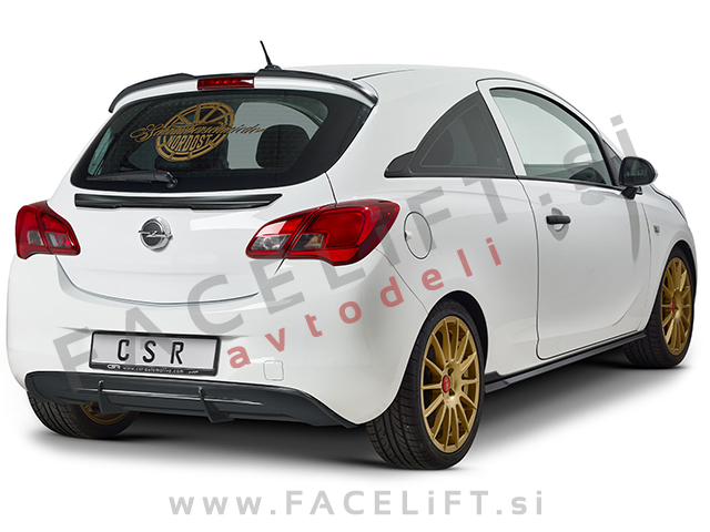 Opel Corsa E 3-vratna 14-19 difuzor črni (mat)