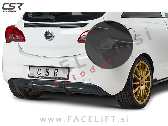 Opel Corsa E 3-vratna 14-19 difuzor črni (mat)