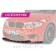 BMW 1 E81 E82 E87 E88 M1 04-13 podaljšek sprednjega odbijača karbon (mat)
