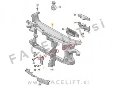VW Passat B7 10-14 vezna stena