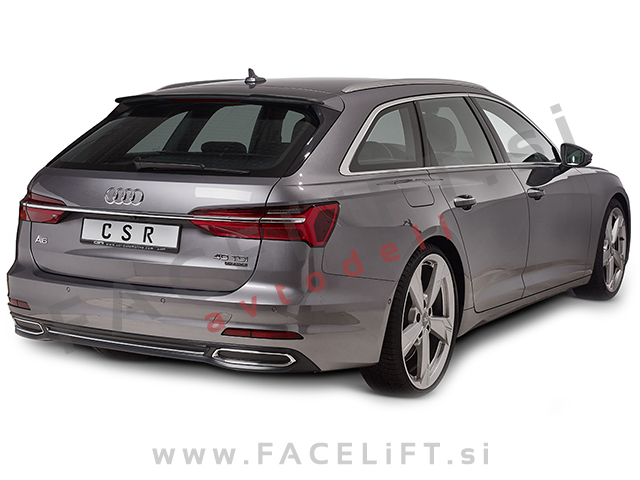 Audi A6 Karavan C8 18- strešni spojler črni (mat)