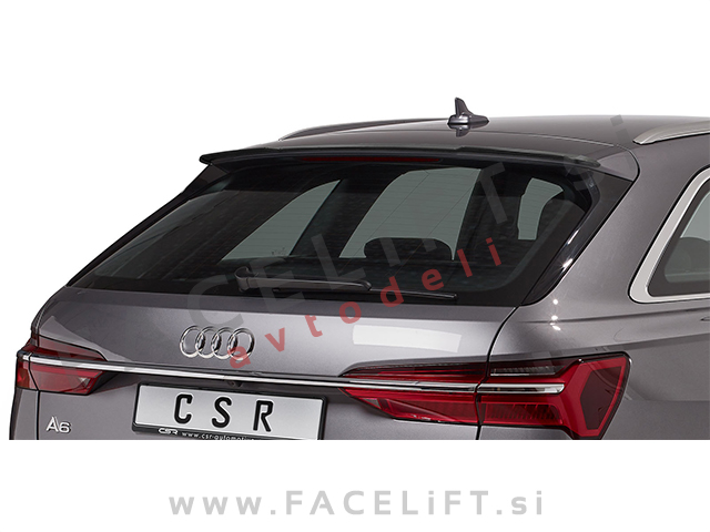 Audi A6 Karavan C8 18- strešni spojler karbon (sijaj)