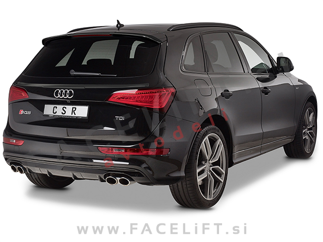 Audi Q5 S line, SQ5 8R 12-16 strešni spojler karbon (mat)