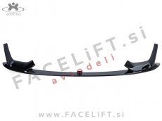 BMW 3 F30, M3 F80 11-19 podaljšek sprednjega odbijača črni (sijaj)