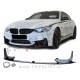 BMW 3 F30, M3 F80 11-19 podaljšek sprednjega odbijača črni (sijaj)