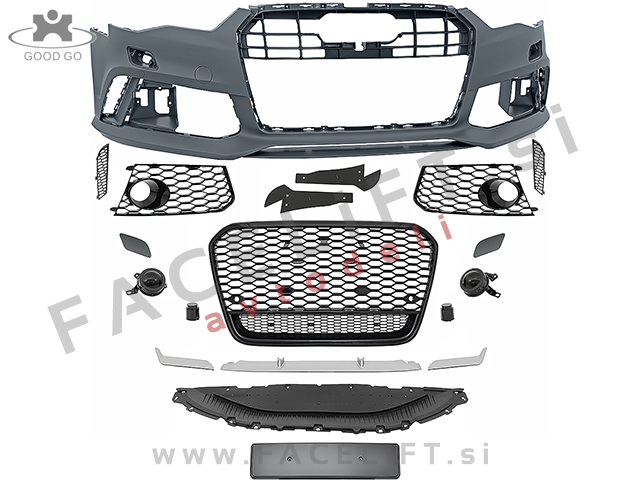 Audi A6 4G C7 14-18 sprednji odbijač RS6 izgled Audi A6 4G C7 14-18 sprednji odbijač RS6 izgled
