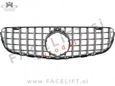 Mercedes GLC X253 15-19 maska črna kromirana (sijaj)