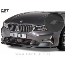 BMW 3 G20 G21 Sport Line, Luxury Line 19- podaljšek sprednjega odbijača črni (mat)