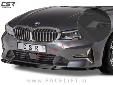 BMW 3 G20 G21 Sport Line, Luxury Line 19- podaljšek sprednjega odbijača črni (mat)