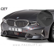 BMW 3 G20 G21 Sport Line, Luxury Line 19- podaljšek sprednjega odbijača črni (mat)