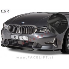 BMW 3 G20 G21 Sport Line, Luxury Line 19- podaljšek sprednjega odbijača črni (sijaj)