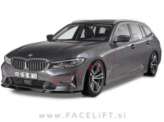 BMW 3 G20 G21 Sport Line, Luxury Line 19- podaljšek sprednjega odbijača črni (sijaj)