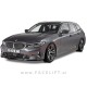 BMW 3 G20 G21 Sport Line, Luxury Line 19- podaljšek sprednjega odbijača karbon (mat)