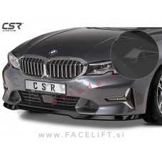 BMW 3 G20 G21 Sport Line, Luxury Line 19- podaljšek sprednjega odbijača črni (mat)