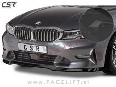 BMW 3 G20 G21 Sport Line, Luxury Line 19- podaljšek sprednjega odbijača črni (mat)