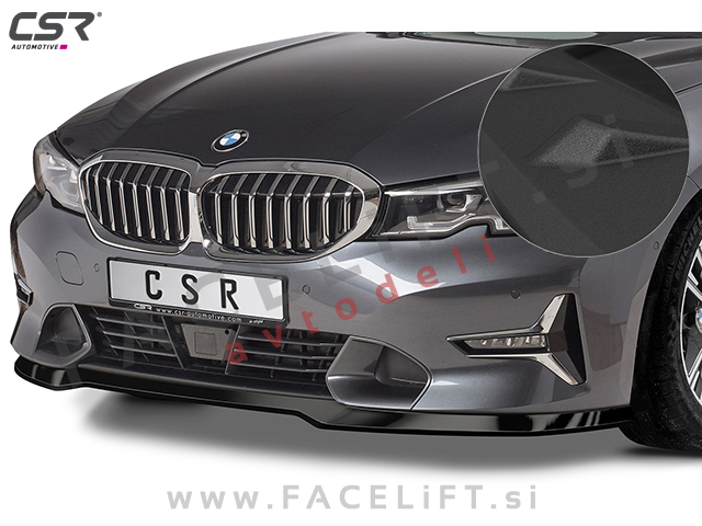 BMW 3 G20 G21 Sport Line, Luxury Line 19- podaljšek sprednjega odbijača črni (mat) BMW 3 G20 G21 Sport Line, Luxury Line 19- podaljšek sprednjega odbijača črni (mat)