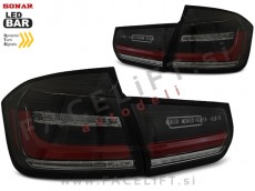 BMW 3 Limuzina F30 11-19 zadnje LED luči DTS Črne (zatemnjene)