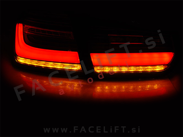 BMW 3 Limuzina F30 11-19 zadnje LED luči DTS Črne (zatemnjene)