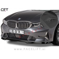 BMW 3 G20 G21 Sport Line, Luxury Line 19- podaljšek sprednjega odbijača črni (mat)