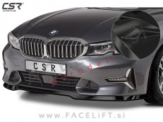 BMW 3 G20 G21 Sport Line, Luxury Line 19- podaljšek sprednjega odbijača črni (sijaj)